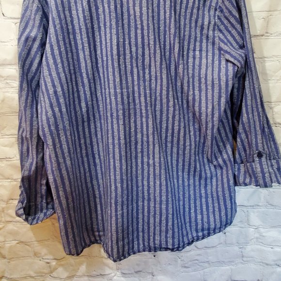 Breezy Striped Henley - Picture 4 of 5